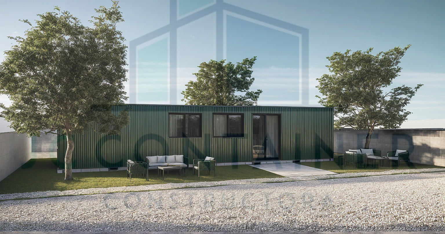 Contenedor 40 Pies 2 Habitaciones